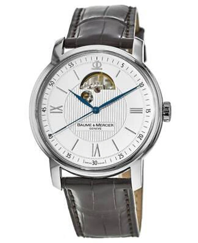 Pre-owned Baume Et Mercier Baume & Mercier Classima Automatic Silver Open Dial Men's Watch 8688