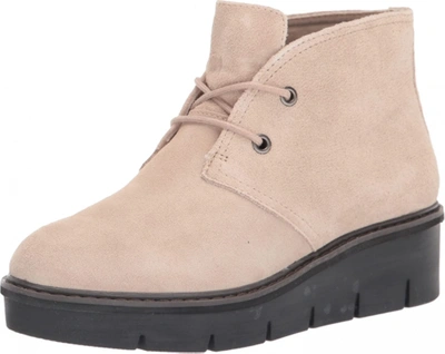 Pre-owned Clarks Women's Airabell Ankle Chukka Boot In Light Taupe Suede