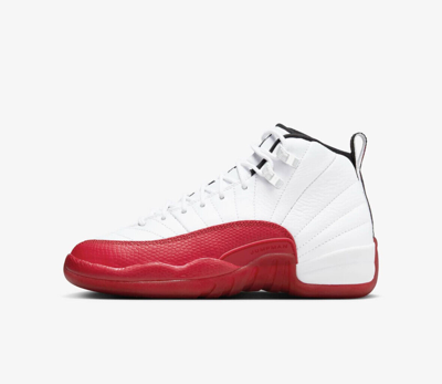Pre-owned Jordan Air  12 Retro Cherry (2023) (gs) Youth Shoes 153265-116 Sz 4y-7y Ship Fast In Red