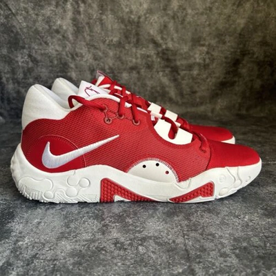 Pre-owned Nike Pg 6 Tb Promo “gym Red White” Men's Size 13 Basketball Shoes Dx6654-600