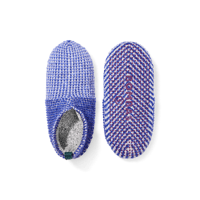 Bombas Textured Gripper Slippers In Royal Blue