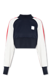 Balmain Logo-embroidery Cropped Sweatshirt In New