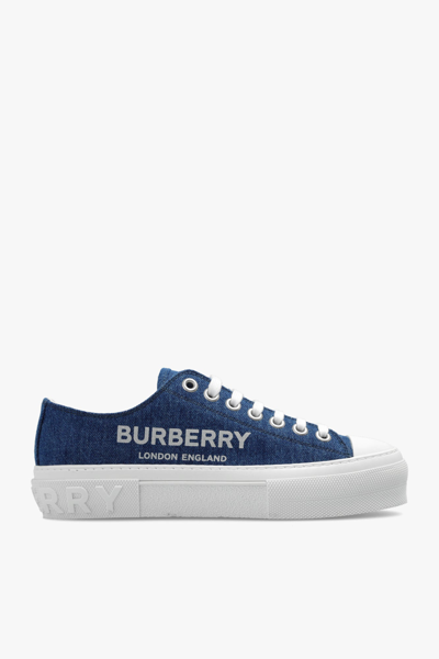 Burberry 20mm Jack Cotton Denim Sneakers In New