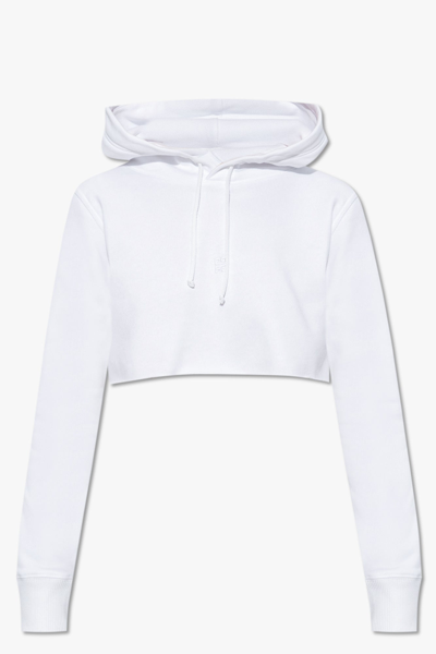Givenchy Women's Cropped Hoodie In Fleece In New