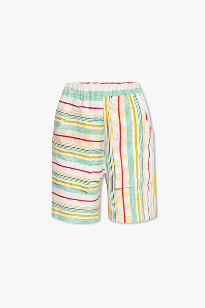 Loewe Stripe Workwear Shorts In New