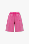 VETEMENTS VETEMENTS PINK SHORTS WITH LOGO