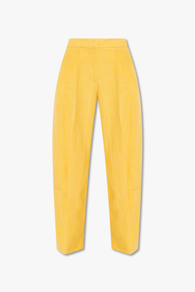 Jacquemus Le Pantalon Tibau In Yellow