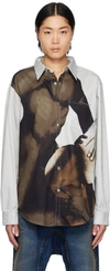 Y/project Y Project Body Collage Shirt In White