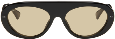 Lexxola Black Lulu Sunglasses In Black / Honey