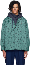 BEAMS GREEN QUILTED JACKET
