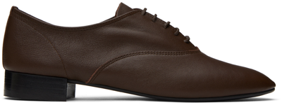 Repetto Zizi Oxford Shoes In Ristretto Brown