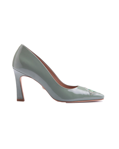 Atana Fiorellini Pump In Semi In Green