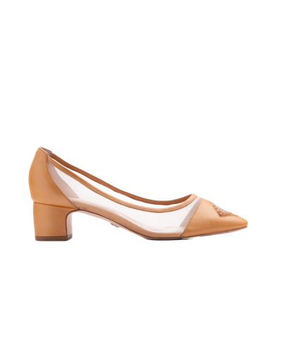 Atana Pearls Pump 45 Orange