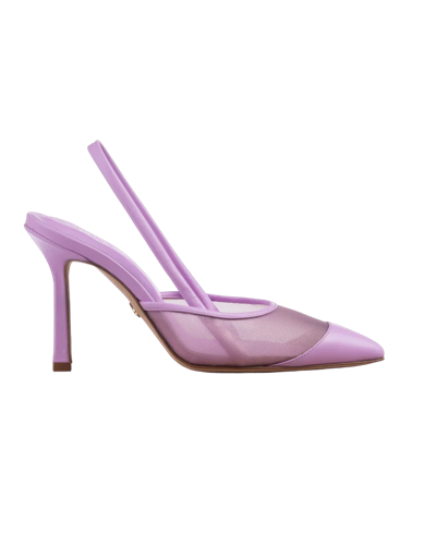 Atana Mesh Slingback 95 Violet In Purple