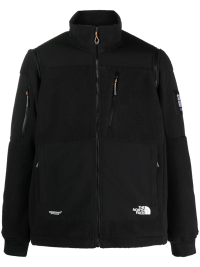 The North Face X Undercover Soukuu Zip-up Fleece Jacket In Black