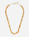 DOLCE & GABBANA ANNA NECKLACE IN YELLOW GOLD 18KT WITH CITRINES