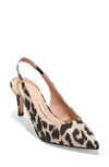 Cole Haan Vandam Slingback Pump In Sabor Leop