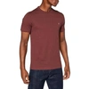 Farah Man T-shirt Brick Red Size M Organic Cotton In Burgundy