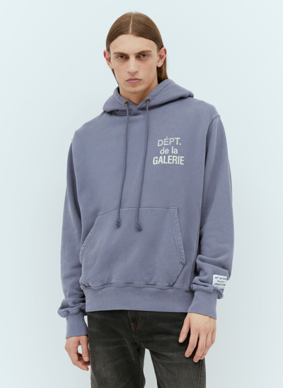 Gallery Dept. French Logo Hooded Sweatshirt In Grey