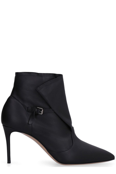 Casadei Julia Kate Heeled Ankle Boots In Black