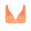 SPORTY AND RICH SPORTY & RICH LOGO PRINTED TRIANGLE CUP BIKINI TOP