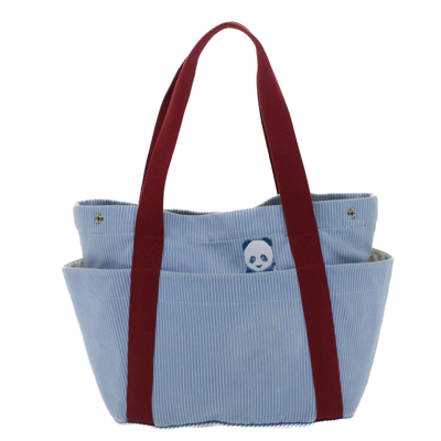 Hermes Hermès -- Blue Cotton Tote Bag ()