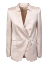 Blanca Vita Double-breasted Blazer In Neutrals