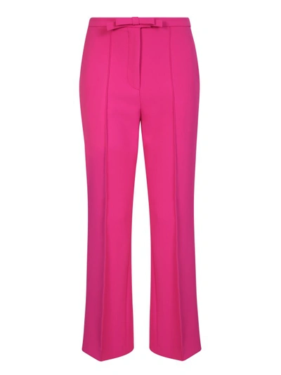 Blanca Vita Valeria Bow-detail Trousers In Fuchsia