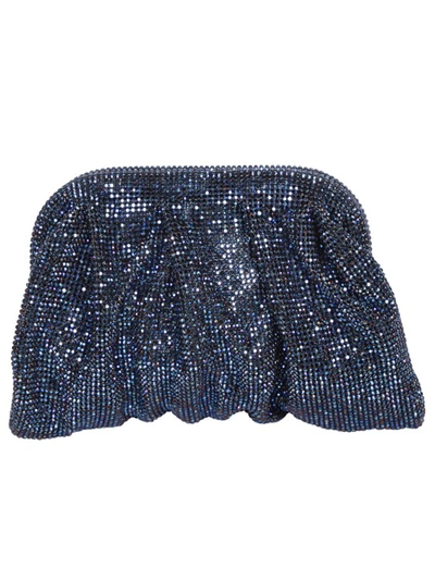 Benedetta Bruzziches Small Venus Clutch Bag In Blue