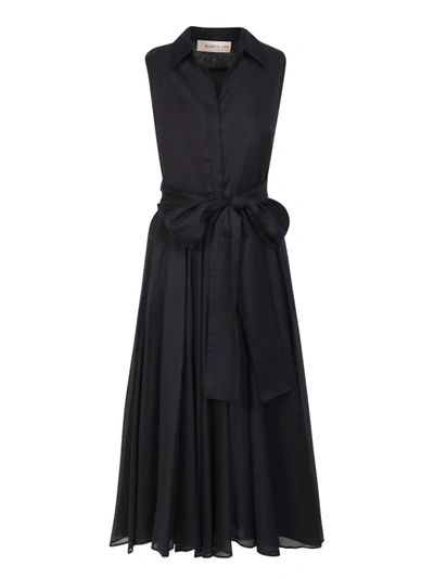 Blanca Vita Black Midi Dress