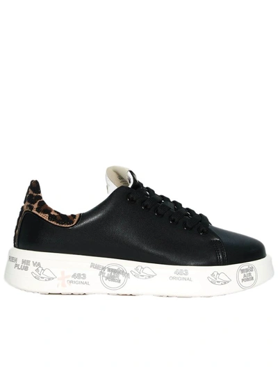 Premiata Belle Low-top Sneakers In Black