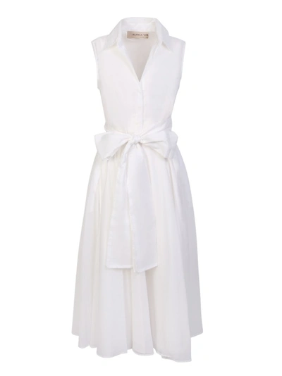 Blanca Vita White Midi Dress