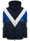 VALENTINO MULTICOLOR COLOR BLOCK NYLON JACKET