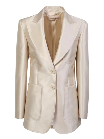 Blanca Vita Single-breasted Button-fastening Jacket In Neutrals