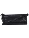 Benedetta Bruzziches Rhinestones Shoulder Bag In Black