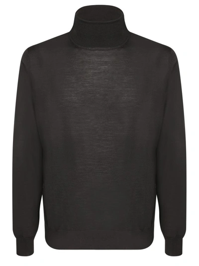 Dell'oglio High Neck Sweater In Black