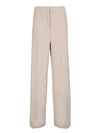 Blanca Vita Overlapping-panel Palazzo Pants In Neutrals