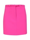 Blanca Vita Front Bow-detail Mini Skirt In Pink