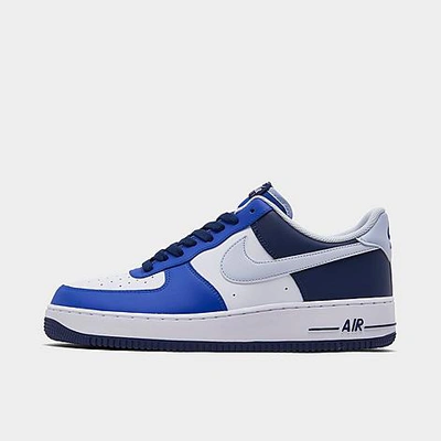 Nike Air Force 1 '07 Lv8 White/football Grey-game Royal Fq8825-100 Men's In Blue