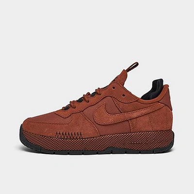 Nike Women's Air Force 1 Wild Sneakerboots In Rugged Orange/rugged Orange/black