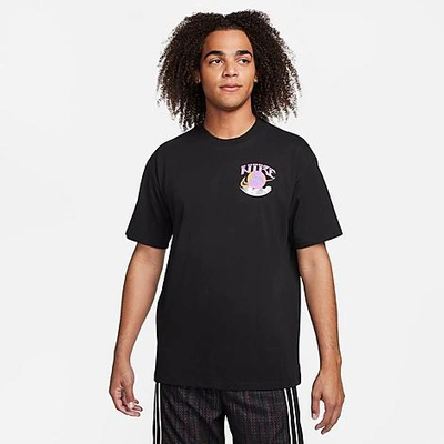 Nike Men's Swoosh Max90 Basketball Vintage Graphic T-shirt In Black