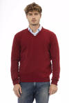 SERGIO TACCHINI RED WOOL SWEATER