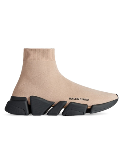 Balenciaga Speed 2.0 Sneakers In Light Beige