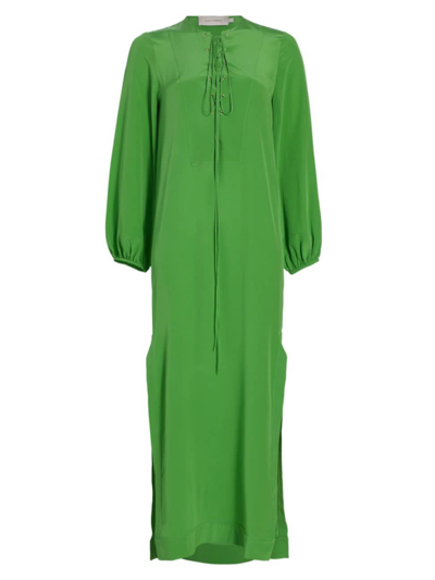 Silvia Tcherassi Women's Isernia Tunic Midi-dress In Lime