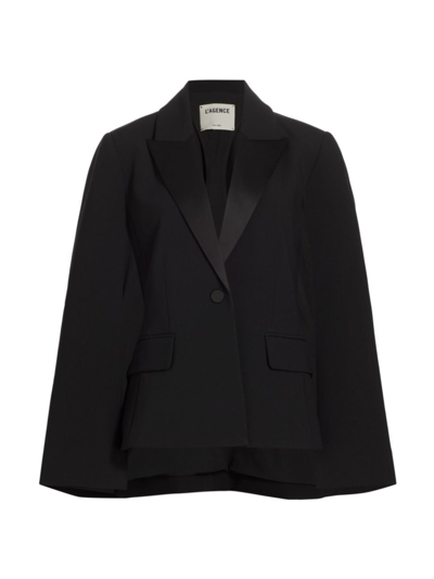 L Agence Chamberlain Cotton-blend Bouclé-tweed Blazer In Multi