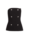 L'agence Fay Strapless Bustier In Black