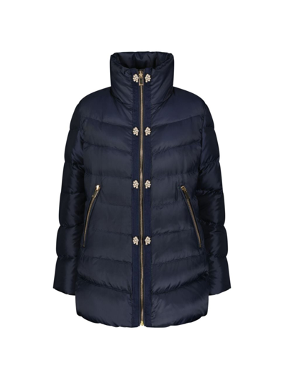 Gorski Women's Quilted Down Jacket In Navy