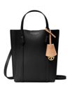 Tory Burch Women's Mini Perry Leather Tote Bag In Black