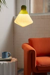 URBAN OUTFITTERS DIAMOND PAPER LANTERN PENDANT LIGHT IN GREEN AT URBAN OUTFITTERS