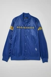 Urban Outfitters Uo Summer Class '22 North Carolina A & T State University Satin Jacket In Blue At  In Blue